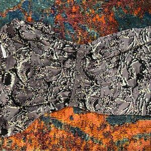 BCBGeneration Abstract Print Mini Dress - Black, White, Pink